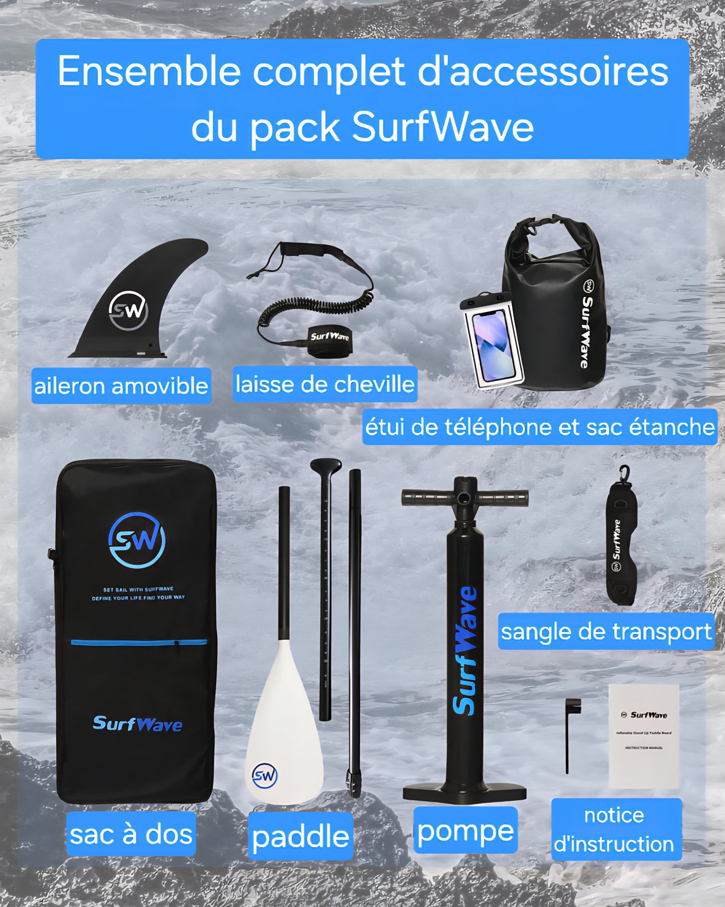 Paddle SurfWave Gonflable