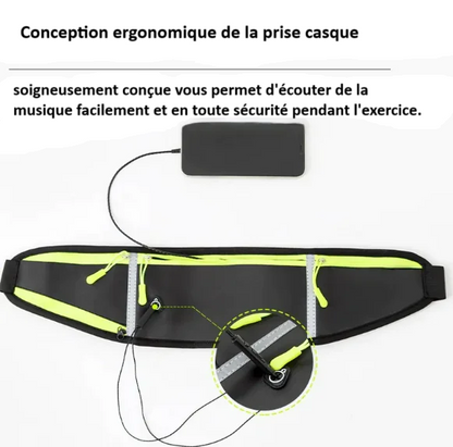 Ceinture Banane de Sport Grande Capacité pour l'Extérieur